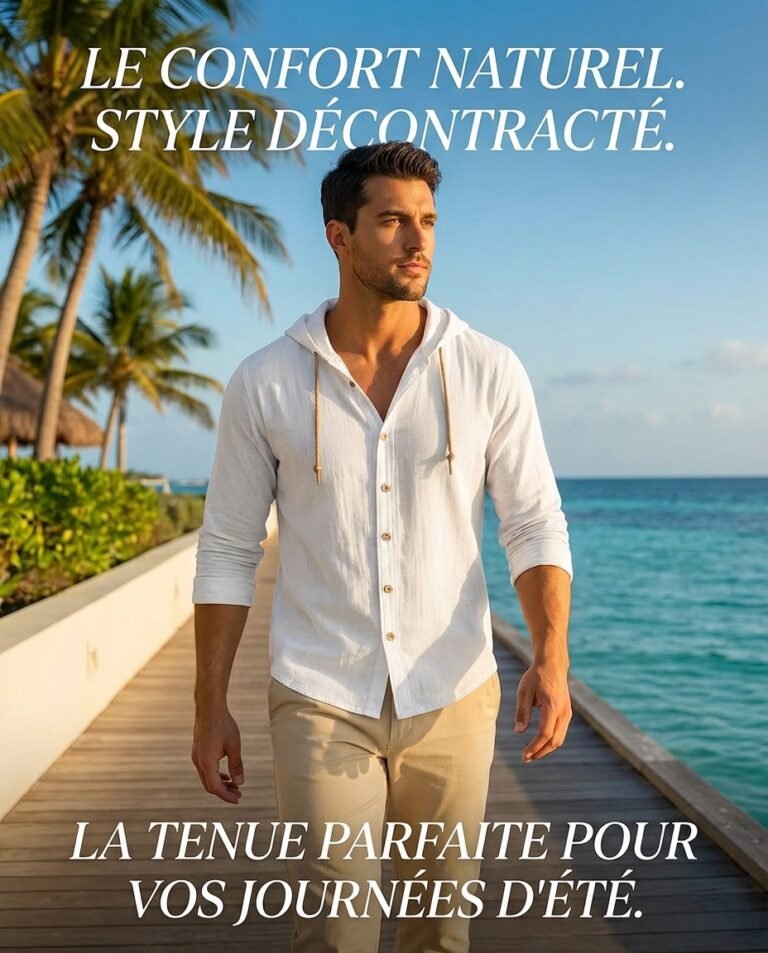 Sweat à capuche décontracté à manches longues en lin pour homme image pippit 202511212114 (1)