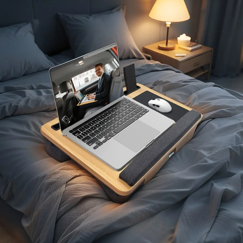 Tablette d&rsquo;ordinateur portable avec coussin